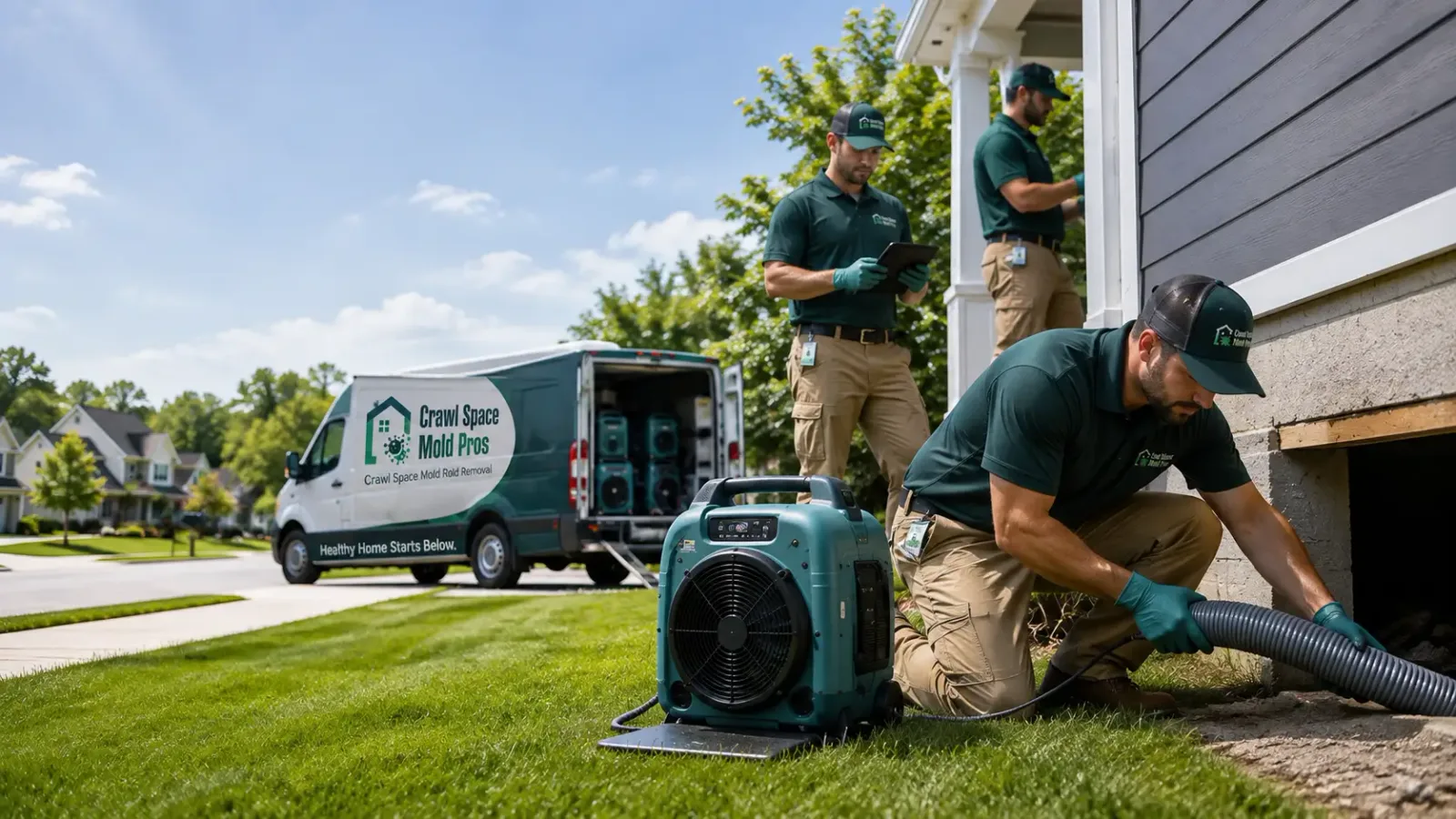 Crawl Space Mold Removal in Wheeler, WI
